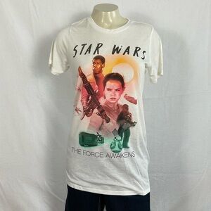 WeLoveFine x Star Wars Rey Force Awakens Shirt Disney Star Wars Small Extra Long